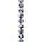 White &#x26; Black Snake Glass Round Beads, 10mm by Bead Landing&#x2122;